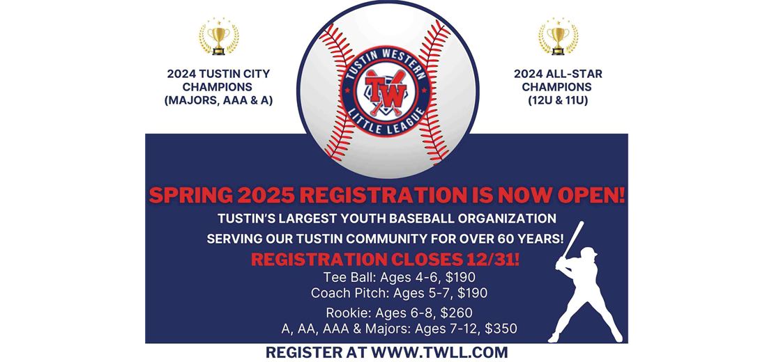 2025 Spring Registration OPEN!